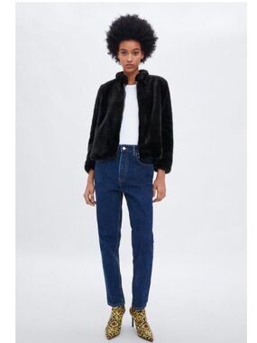 Zara FAUX FUR JACKET